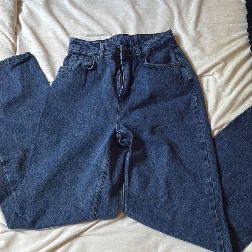 Classic Blue Wide Legged Women's Jeans